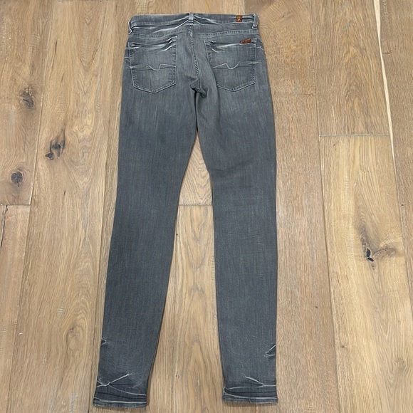 7 For all Mankind skinny sequin jean 28 - Picture 5 of 9